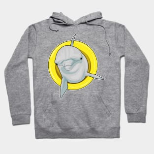 Dolphin Swimming Lifebuoy Hoodie